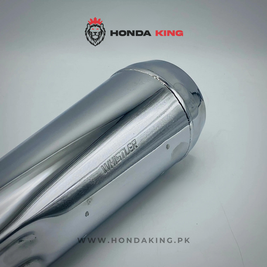 WHISTLER | Pakistan’s # 1 Sound Exhaust For Honda CG125| Top Quality | Best Sound | Best Chrome Finishing