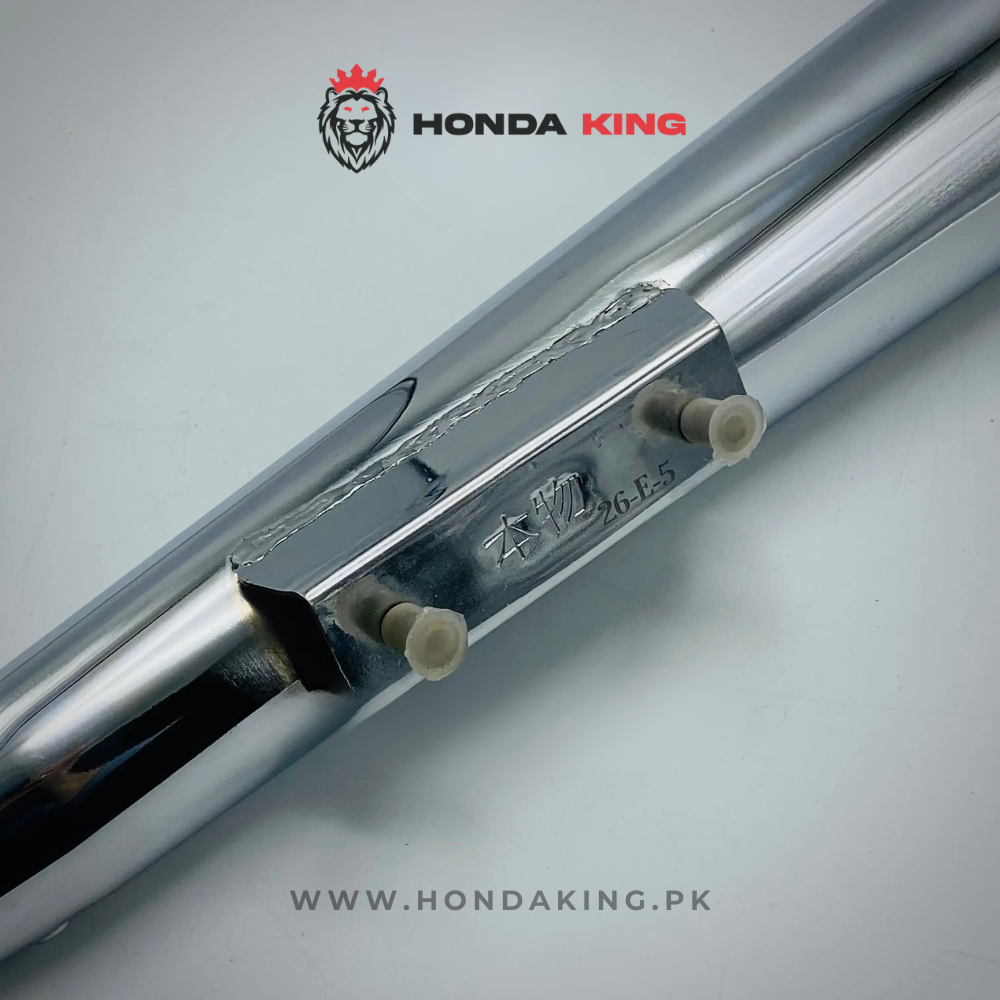 WHISTLER | Pakistan’s # 1 Sound Exhaust For Honda CG125| Top Quality | Best Sound | Best Chrome Finishing