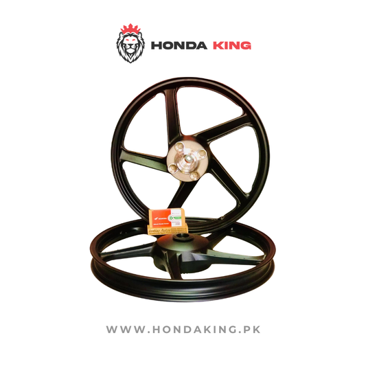 Alloy Rims Honda CG125 Black